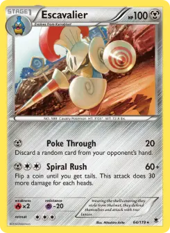 Pokémon-Karte Escavalier 064/119
