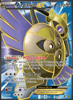Pokémon-Karte Aegislash EX 65a