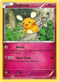 Pokémon-Karte Dedenne 070/119
