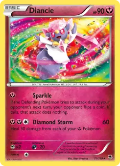Pokémon-Karte Diancie 071/119