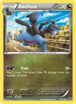 Pokémon-Karte Zweilous 073/119