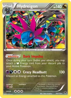 Pokémon-Karte Hydreigon 074/119