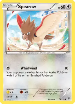 Pokémon-Karte Spearow 078/119