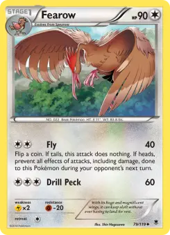 Pokémon-Karte Fearow 079/119