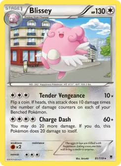 Pokémon-Karte Blissey 081/119
