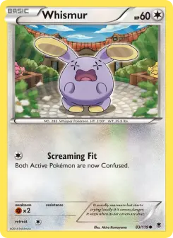 Pokémon-Karte Whismur 083/119