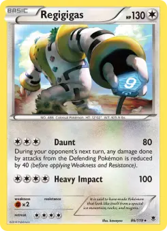 Pokémon-Karte Regigigas 086/119