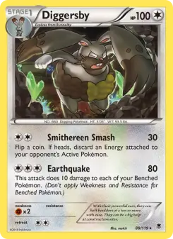 Pokémon-Karte Diggersby 088/119