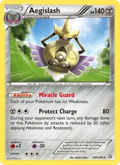 Pokémon-Karte Aegislash 100/160