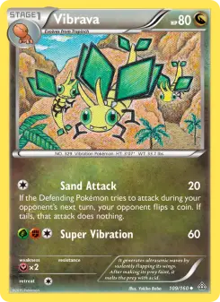 Pokémon-Karte Vibrava 109/160