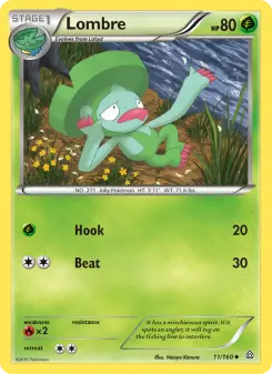 Pokémon-Karte Lombre 011/160