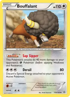 Pokémon-Karte Bouffalant 119/160