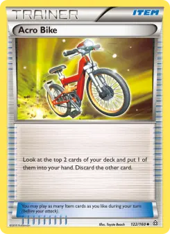 Pokémon-Karte Acro Bike 122/160