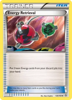 Pokémon-Karte Energy Retrieval 126/160
