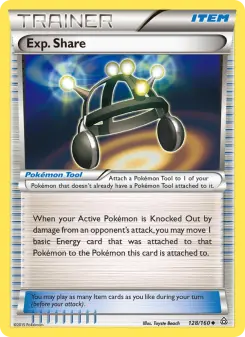 Pokémon-Karte Exp. Share 128/160