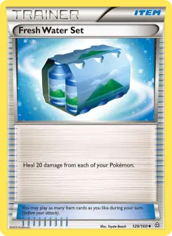 Pokémon-Karte Fresh Water Set 129/160