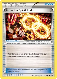Pokémon-Karte Groudon Spirit Link 131/160