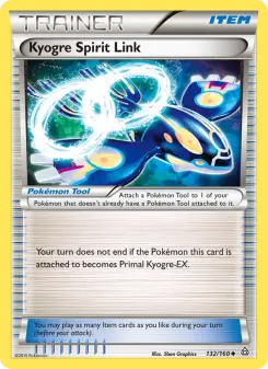 Pokémon-Karte Kyogre Spirit Link 132/160