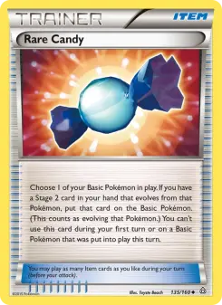 Pokémon-Karte Rare Candy 135/160