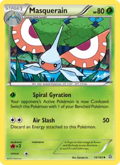 Pokémon-Karte Masquerain 014/160