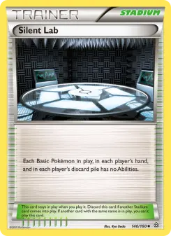 Pokémon-Karte Silent Lab 140/160