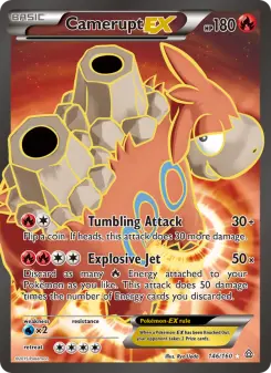 Pokémon-Karte Camerupt EX 146/160