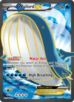 Pokémon-Karte Wailord EX 147/160