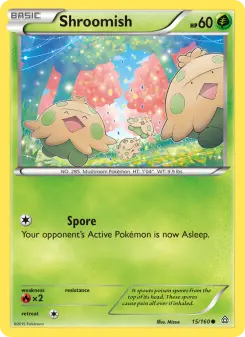 Pokémon-Karte Shroomish 015/160