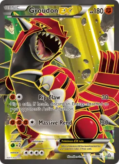 Pokémon-Karte Groudon EX 150/160