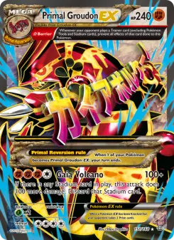 Pokémon-Karte Primal Groudon EX 151/160