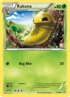 Pokémon-Karte Kakuna 002/160