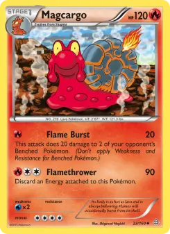 Pokémon-Karte Magcargo 023/160