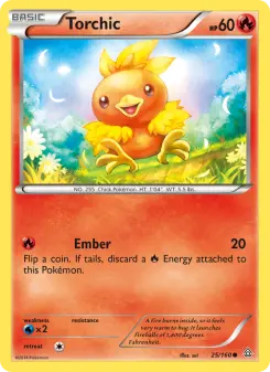 Pokémon-Karte Torchic 025/160