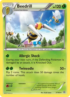 Pokémon-Karte Beedrill 003/160