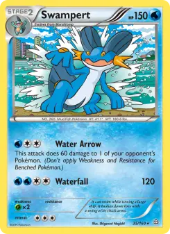Pokémon-Karte Swampert 035/160