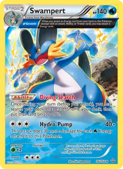 Pokémon-Karte Swampert 036/160