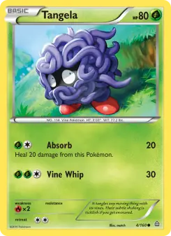 Pokémon-Karte Tangela 004/160