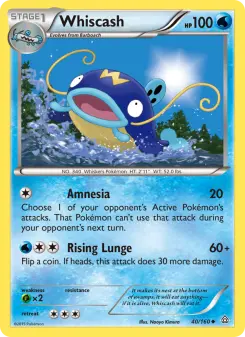 Pokémon-Karte Whiscash 040/160