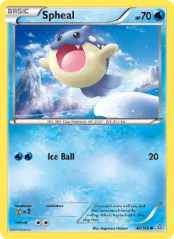 Pokémon-Karte Spheal 046/160