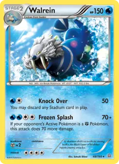 Pokémon-Karte Walrein 048/160