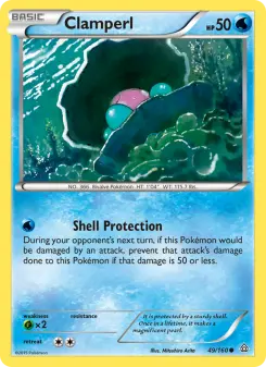 Pokémon-Karte Clamperl 049/160