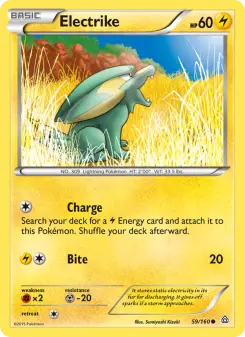 Pokémon-Karte Electrike 059/160
