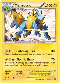 Pokémon-Karte Manectric 061/160