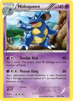 Pokémon-Karte Nidoqueen 068/160