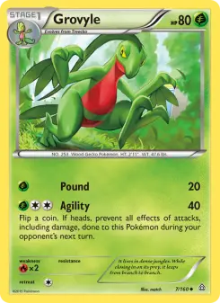 Pokémon-Karte Grovyle 007/160