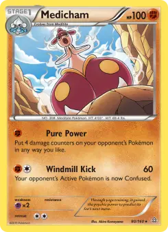 Pokémon-Karte Medicham 080/160
