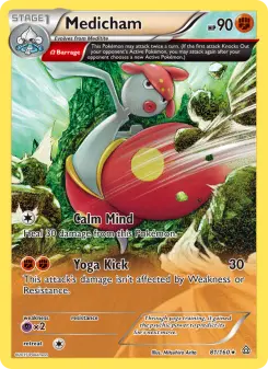 Pokémon-Karte Medicham 081/160