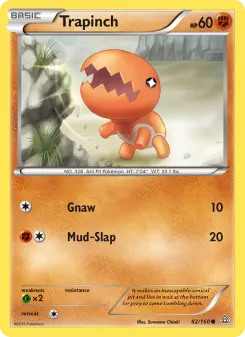Pokémon-Karte Trapinch 082/160