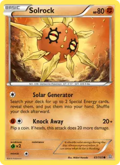 Pokémon-Karte Solrock 083/160