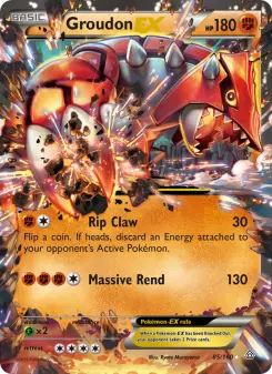 Pokémon-Karte Groudon EX 085/160